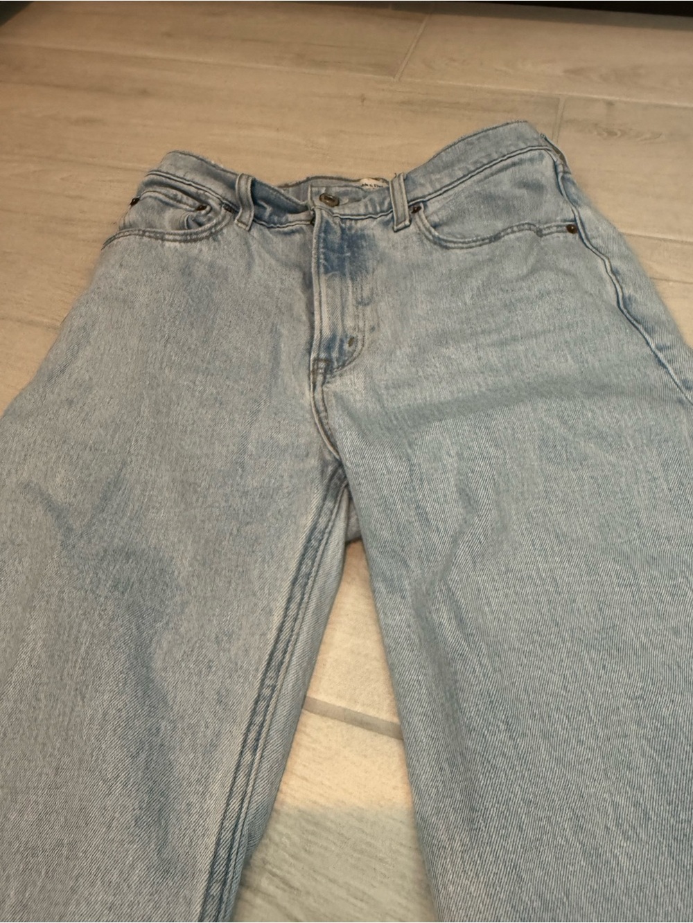 Abercrombie & Fitch Light Blue Women’s Denim Jeans - Classic Straight Fit